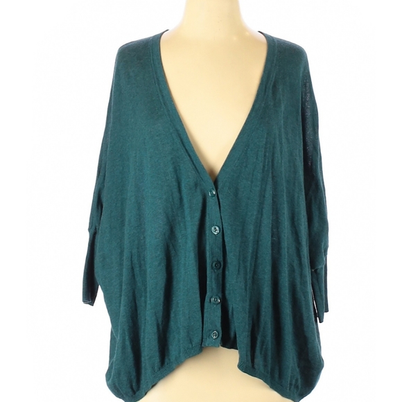 Frenchi Teal Cardigan - Picture 1 of 2